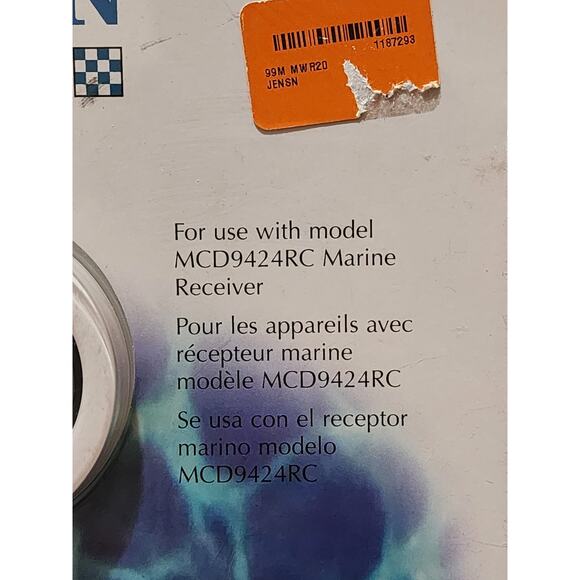 Jensen MWR20 Marine Stereo Remote Control Receiver NOS In Package White - Picture 4 of 6